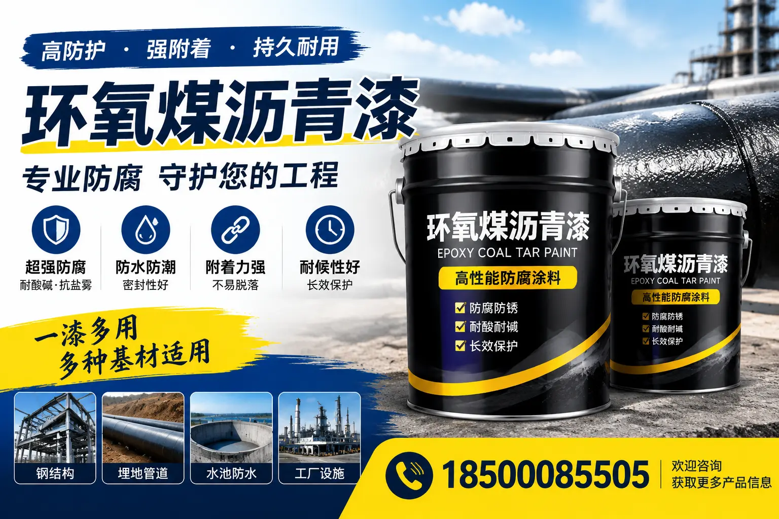 环氧煤沥青漆的颜色选择与搭配技巧，提升美观度