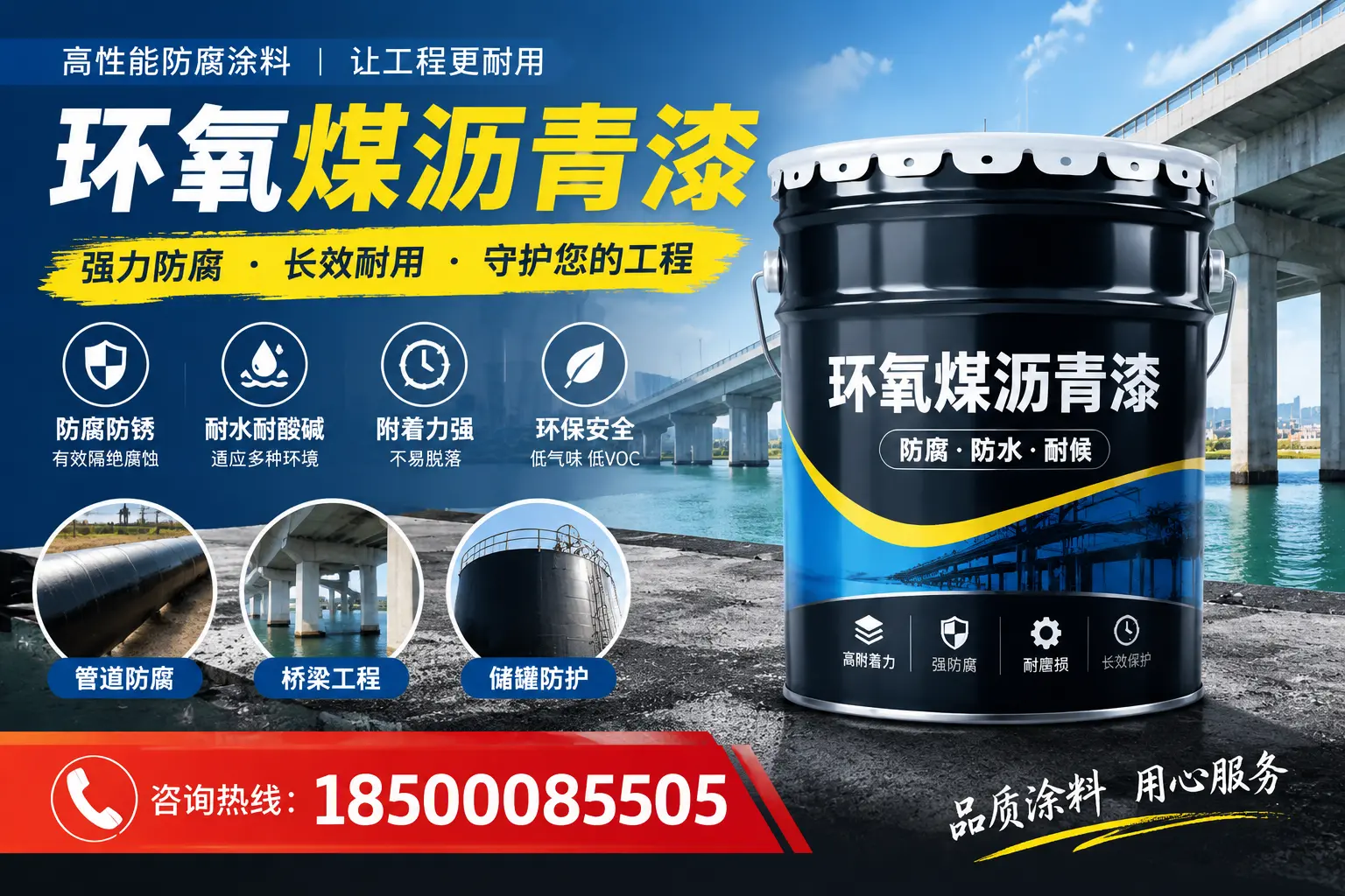 环氧煤沥青漆的施工流程详解，万宁企业的必备知识