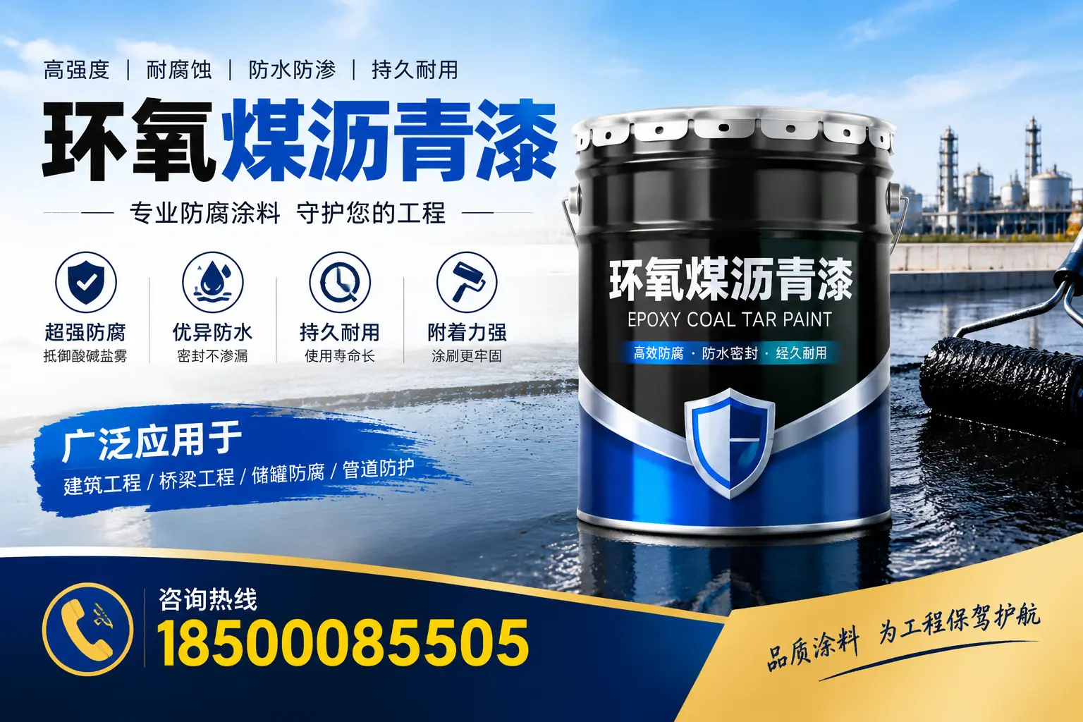 环氧煤沥青漆的施工流程详解，助力万宁工程顺利完成